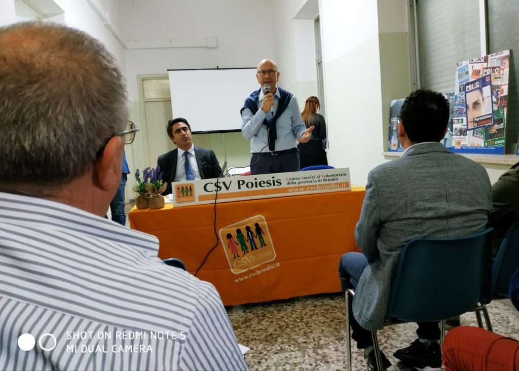 Progetto di fusione del CSV Poiesis Brindisi con il CSV Salento